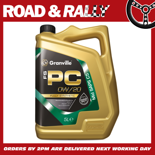 Granville PC 0w20 C5 Fully Synthetic Engine Oil 5 Litre