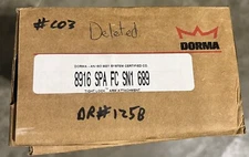 Dorma 8916 SPA FC SN1 689 Door Closures. New Open Box