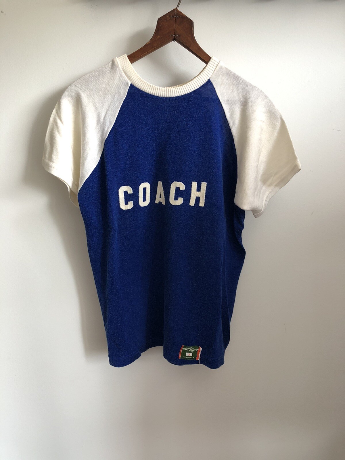 VTG 60s 70s MacGregor Coach Crew One Two Toned Durene… - Gem