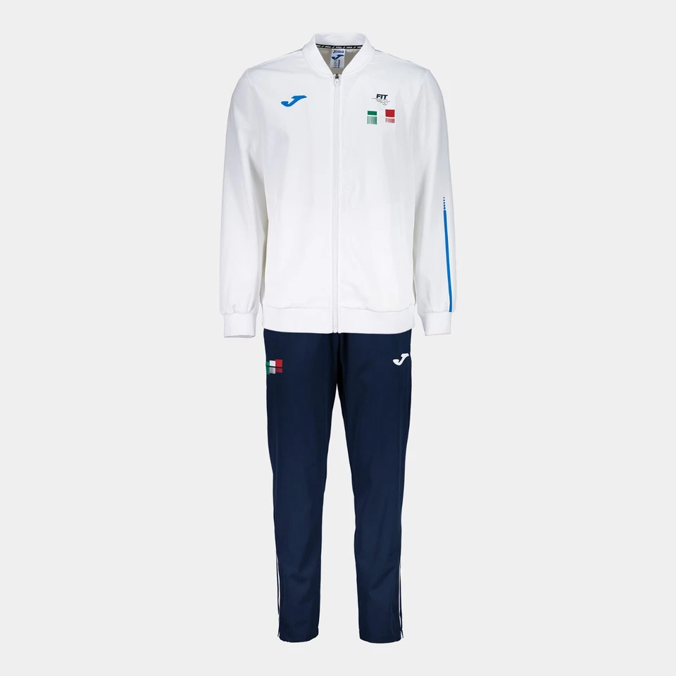 1673/275 JOMA FIT FEDERAZIONE ITALIANA TENNIS BAMBINO TUTA MICROFIBRA PADEL WH