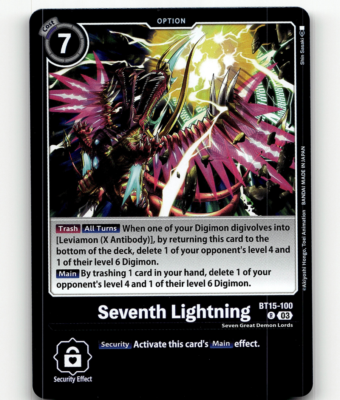 level 7 digimon cards JP-BT17] Reyhan: Dark Master Zoo Deck won Evo Cup BeelStarmon (X Antibody) EX-7: Digimon