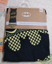 DC Comics Batman   Womens XL 2PC CAMI  PANTY 95 Cotton/5 Spdx New Free ship 