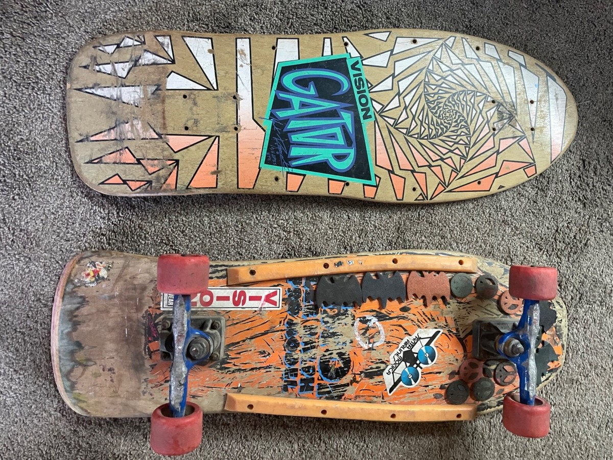 Vintage 80s Vision Gator Mark Rogowski Pro Model And Lee Ralph