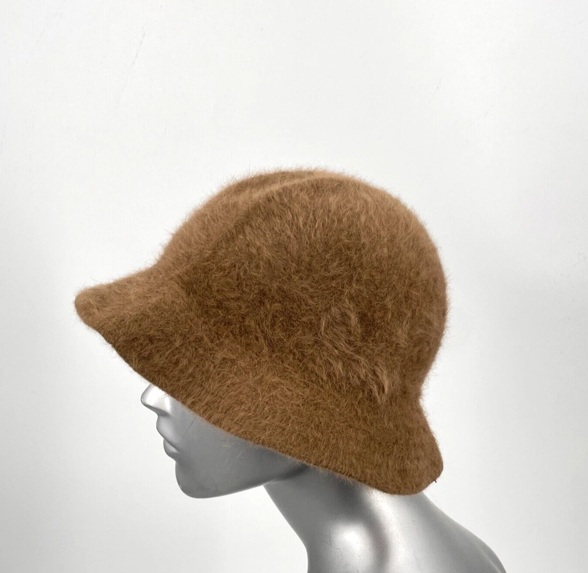 Authentic McBurn Handmade Hat Wool Blend Bucket Brown Made in Italy Knit Soft Byron Bucket Hat | Pistil Designs main image 3