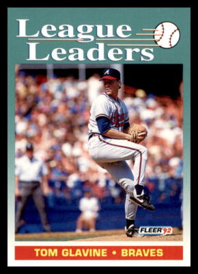 1992 Fleer #694a Tom Glavine