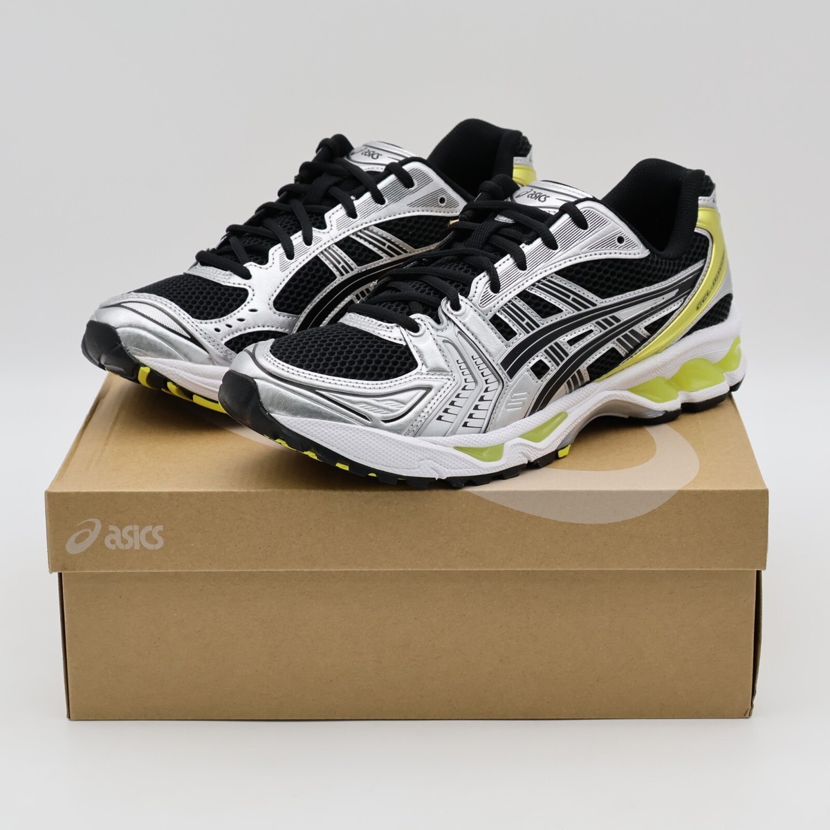 1203A537-001 Asics Gel-Kayano 14 Black Lemon Spark (Men's) | eBay