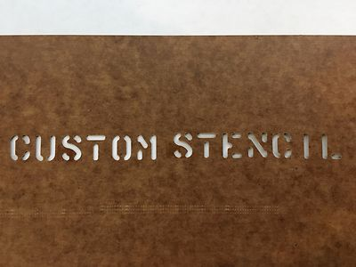 #ad U.S Military CUSTOM MADE Oil board Stencil US Army USMC Marsh 1 3 4 1 2 1 4 Inch $9.99