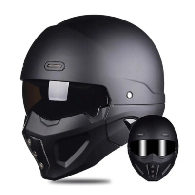Motorradhelm ECE Zertifizierung modular Klappe Visier Maxi Scooter schwarz