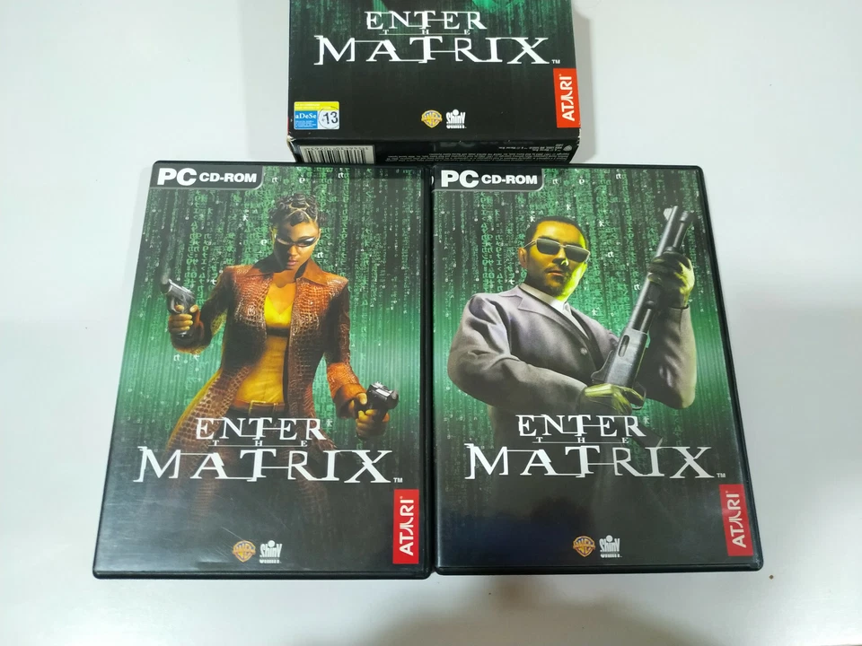 ENTER THE MATRIX DE SHINY ENTERTAIMENT - ATARI PC CON 4 DISCOS EN BUEN ESTADO, foto 3 de 4