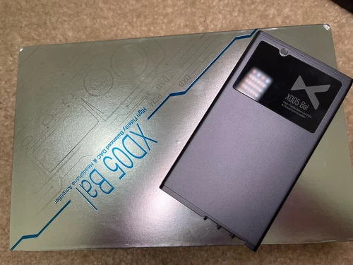 xDuoo XD05 BAL Balanced Headphone Amplifier -- ES9038*2, Box, Leather Case