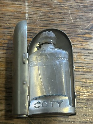 LALIQUE for COTY -  L Aimant . Perfume Bottle in Tin Travel Case c.1920 s