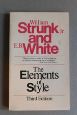 The Elements of Style - William Strunk Jr & E B White - 1979 paperback