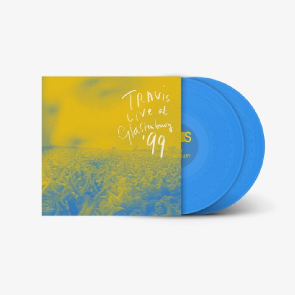 Travis - Live At Glastonbury, '99 [IEX Blue Vinyl] NEW Sealed LP