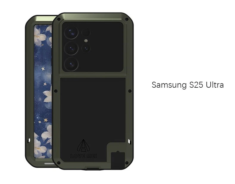 LOVE MEI 防震坚固金属装甲保护壳 适用于三星 S25 Ultra S24 S23 FE S22 - 第 21 张/共 29 张