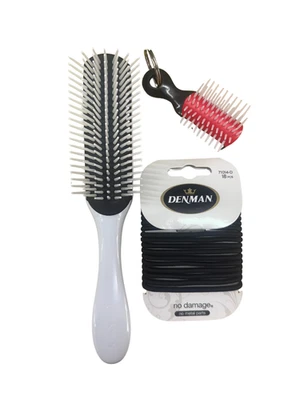 Denman Propio Tu Estilo Cepillo Regalo Kit - D3,Elásticas,Mini (Regalo Navidad) - Imagen 1 de 2