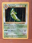 Pokemon Cards TCG Metapod 1st edition Base Set Shadowless  54/102 NM / M WOTC
