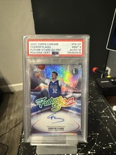 2025 TOPPS CHROME FUTURE STARS AUTO COOPER FLAGG RC PSA 9 Auto 10 Rare Redemp