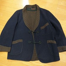 Vintage 1920s-1930s Smoking Jacket Men's Classic Lounge Robe Rare Retro Style