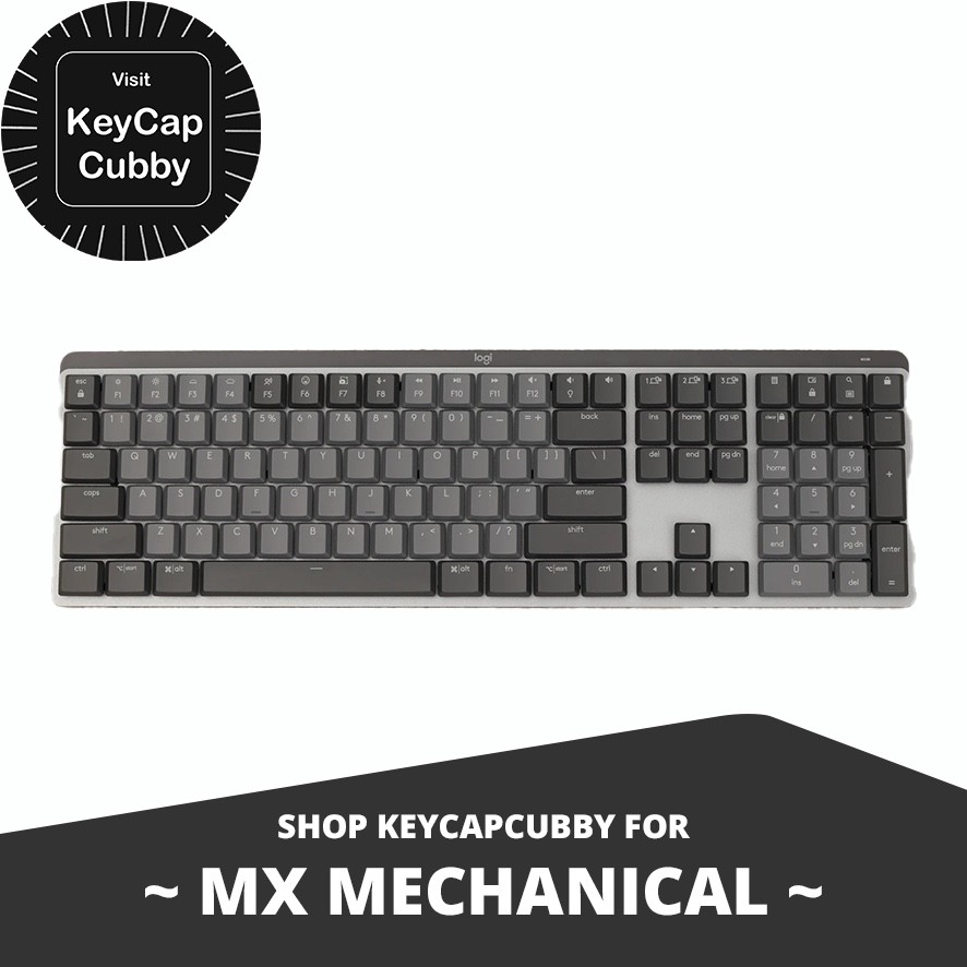 Logitech MX Mechanical Keyboard ~ Replacement Key Keycaps
