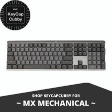 Logitech MX Mechanical Keyboard Replacement Key Keycaps Graphite Gray YR0082