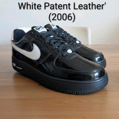 Nike Air Force 1 Low Rare ''Black/White Patent Leather'' (2006) Mens 12 EUC