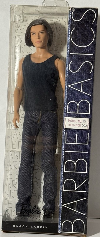 Barbie Basics Ken Doll Model 15 Collection 002 Black Label Collector 12 in