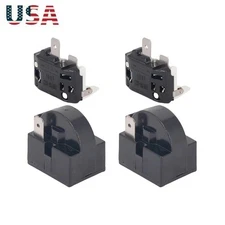Universal Refrigerator Starter Relay and Overload Protector Set Mini Coolers