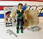 GI Joe Dial Tone 1986 v1 *100% COMPLETE w/File Card, Near Mint!* Vintage ARAH