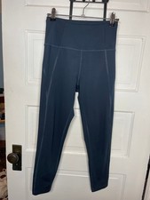 girlfriend collective high-rise leggings navy size small 23" inseam