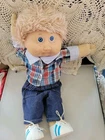 Vintage 1984 Cabbage Patch White Boy Doll Jesmar Made In Spain Doll W Clothes
