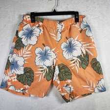 Lands End Mens Swim Trunks Size Medium Hawaiian Style