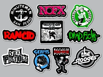 OMNI-CULT Punk Vinyl Sticker Lot (10 Stickers) Set 2