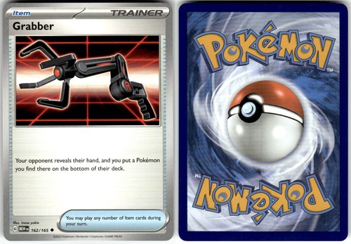 GRABBER - 162/165 - UC - 151 - POKEMON - - NM