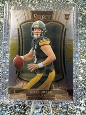 2025 Panini Select Will Howard Rookie Premier Level #152 Steelers Football Card