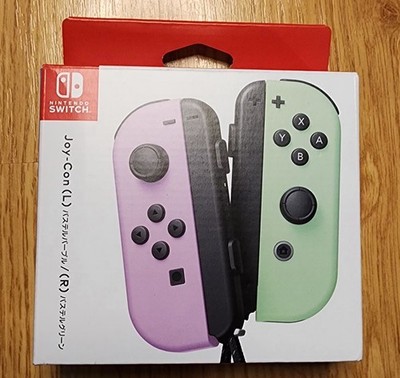 Nintendo Switch Joy-Con (L)/(R) - Pastel Purple Pastel Green -  Japan Stock New 