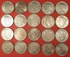 20 Coin Silver Peace Dollar Roll, graded XF, Nice Roll, Lots of Mint Marks.