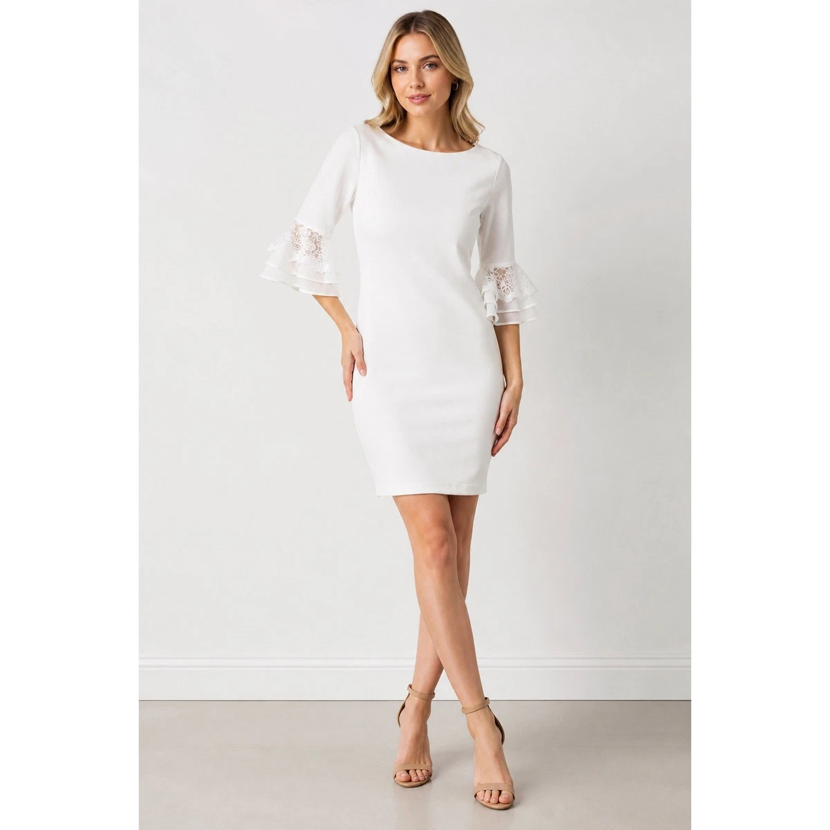 Calvin Klein White Lace Dresses for Women for sale | eBay