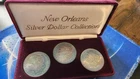3 TONED NEW ORLEANS MORGAN SILVER DOLLARS 1904, 1884 & 1885 Beautiful BU UNC!!!