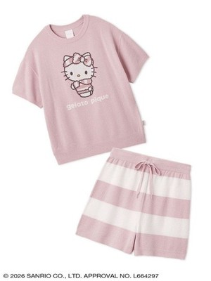 gelato pique x Hello Kitty Smoothie Cardigan & Setup Loungewear Set 2026 Neu