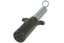 7-Way Connector Plug-Glass-Filled Nylon W/ Cable Guard( Pack of 1)