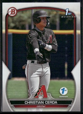 2023 Bowman 1st Edition Christian Cerda #BPPF-56