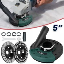 2x Diamantschleiftopf 125 Premium Estrich Beton Absaughaube f. Winkelschleifer⭐⭐