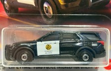 MATCHBOX 2023 FORD POLICE INTERCEPTOR UTILITY SAN DIEGO POLICE 75 / 125
