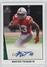 2021 Leaf Memories 1990 Base Green Spectrum 22/35 Master Teague III Auto 1k5