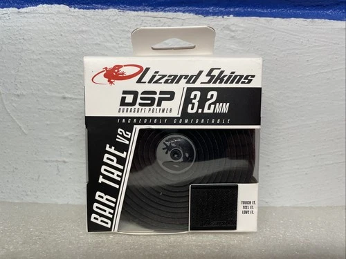 Lizard Skins DSP 3.2 MM V2 Bicycle Handle Bar Tape And Plugs Set Black New