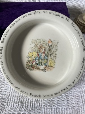 Wedgewood Peter a (sehr frech) Hase Mr McGregors Garten Deko Schale Schale