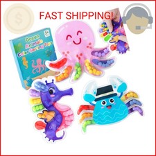 3Pack Color Sorting Toys Sensory Toys : Fine Motor Skill Games Learning for Todd