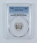 1942 Mercury Dime MS65 PCGS Blue Label *6821