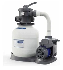 AQUASTRONG Sand Filter Pump for Above Ground Pool with Timer,