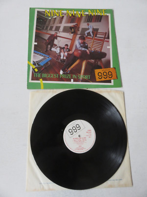999 The Biggest Prize In Sport ORIGINAL 1980 UK 1ST PRESSING VINYL LP POLS1013